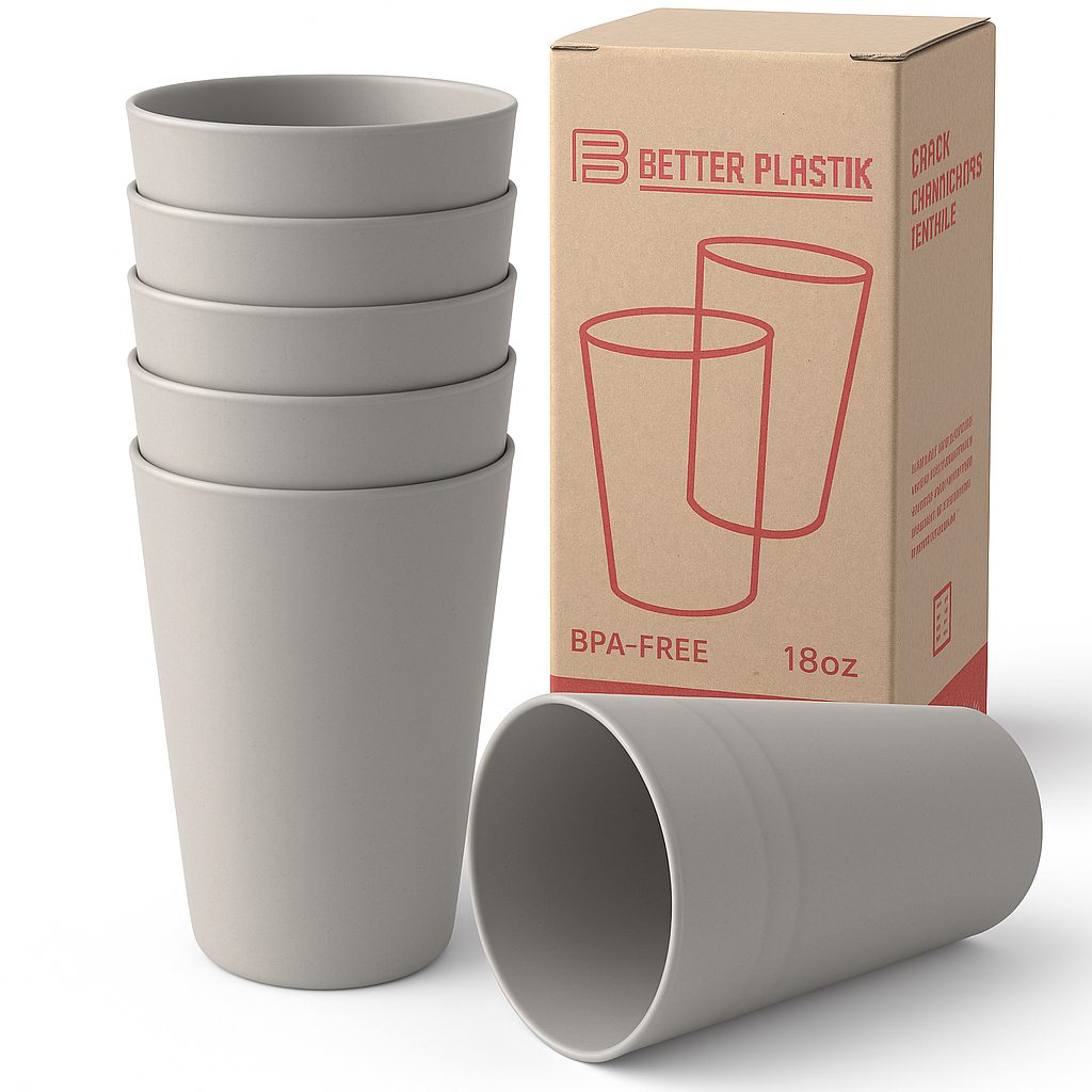 Kit 4 Copos Plásticos 500 ml BPA Free Seguro Microondas em Oferta na Shopee