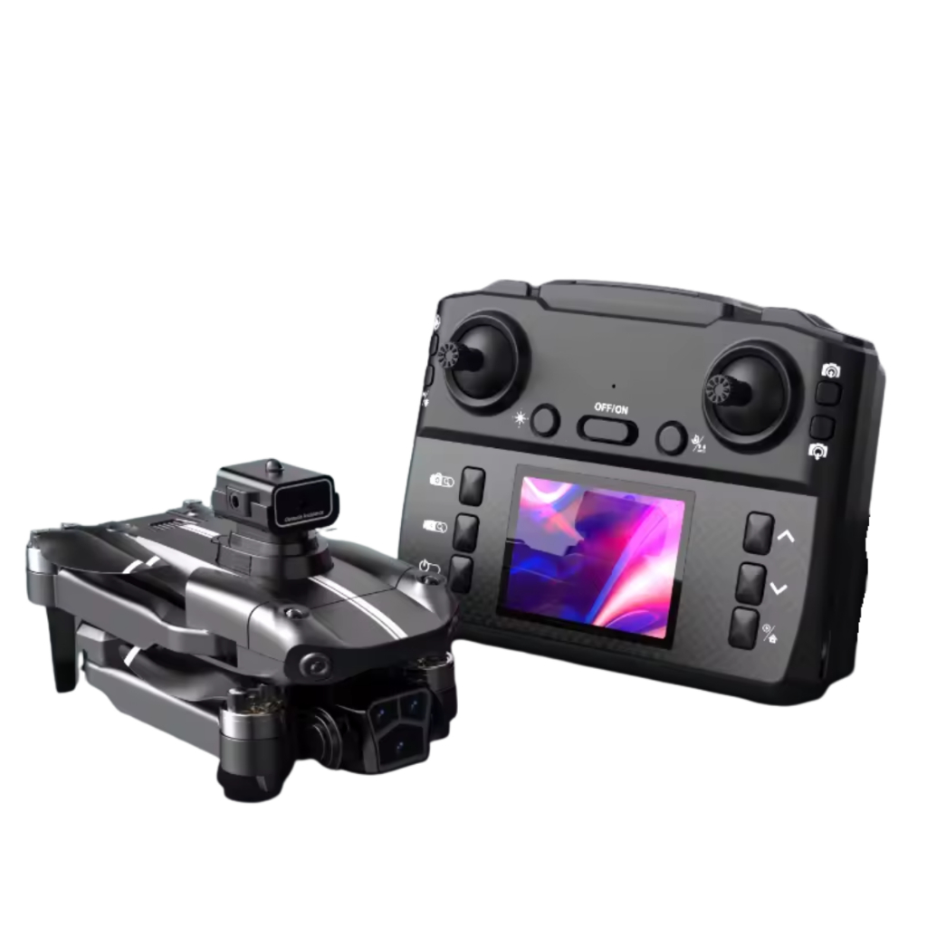 Drone Profissional S182 Max Brushless com Controle de Tela e HD - Óptica Integrada, Ideal para Capturas Aéreas