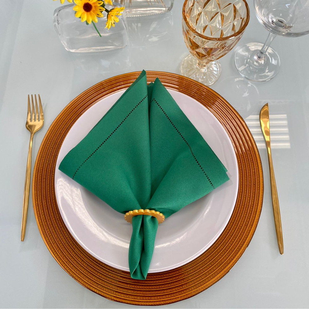 Kit 8 Guardanapos de Tecido Premium para Composição de Mesa  Decoração 40x40 Oxford