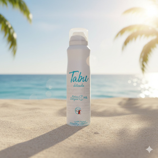 Desodorante Aerosol Antitranspirante Tabu Delicada 150Ml em Oferta na Shopee