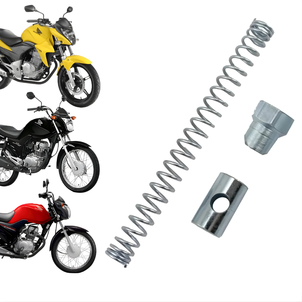 Porca Vareta Varão Freio Kit Reparo Com Pino e Mola Moto Honda Cg 125-150/Cb300/Biz 100-125/CRF 230 em Oferta na Shopee