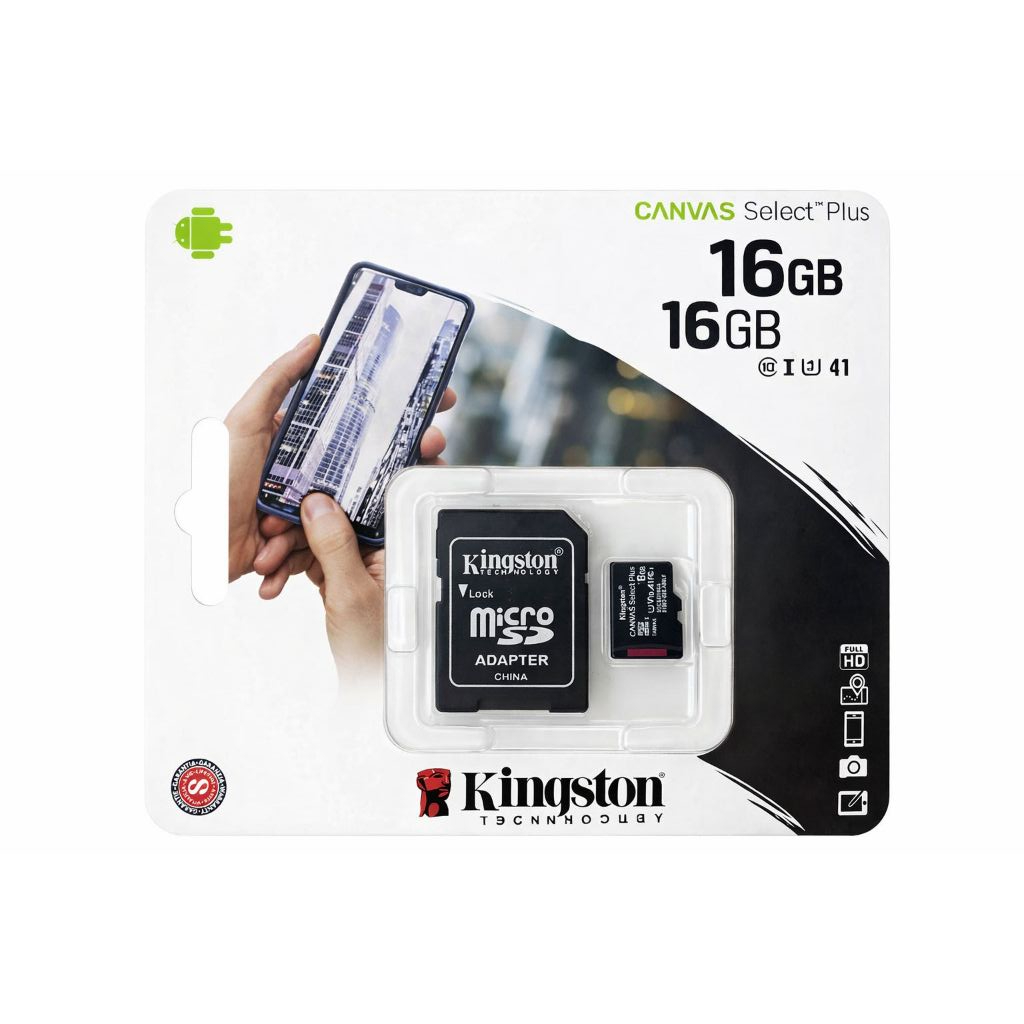 Cartão de Memória Kingston Canvas Select Plus 16GB