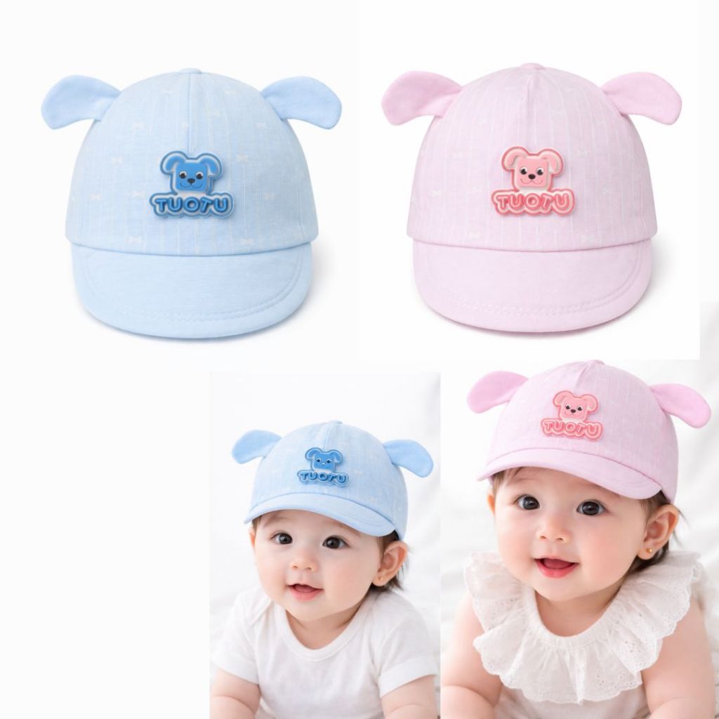 Boné Bebê De 0 a 8 Meses Chapéu De Criança Menino Pra Menina Proteção Solar