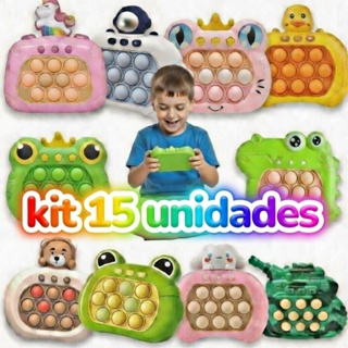 Pop It Eletrônico Mini Game Jogo  Fidget Toy Anti Estresse Jogo Brinquedo Interativo Kit 5/10/15 em Oferta na Shopee