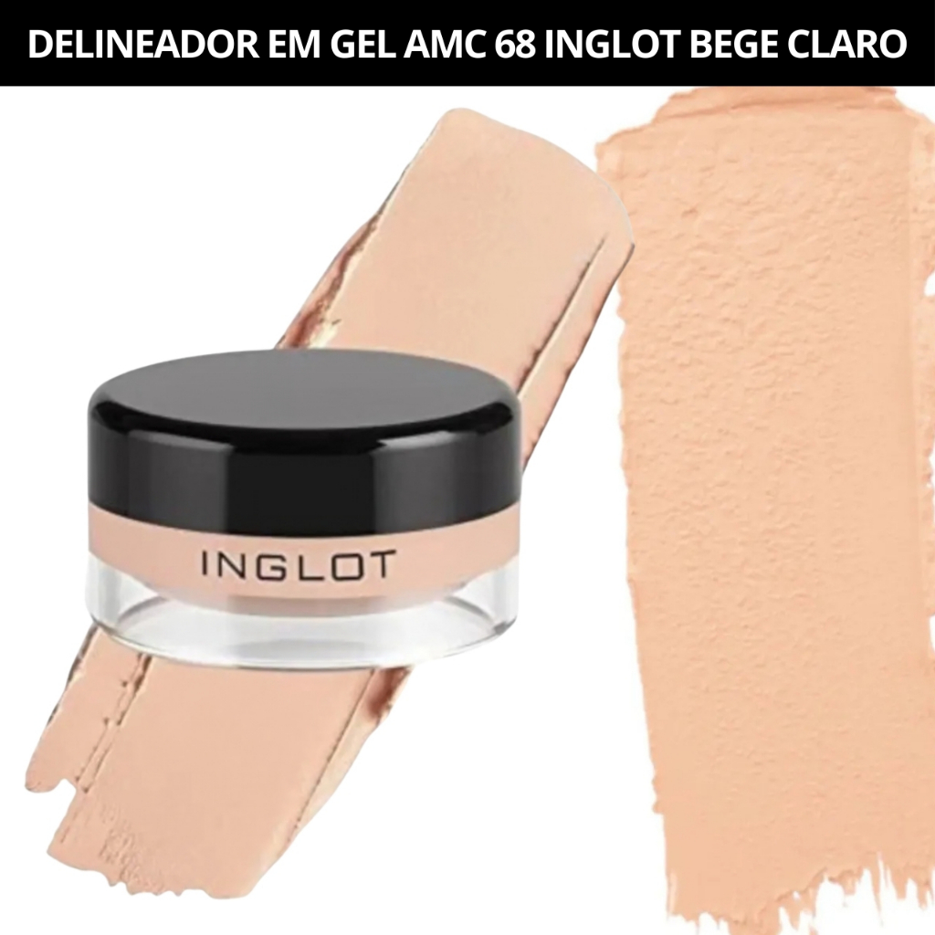 Delineador em gel amc 68 bege claro inglot