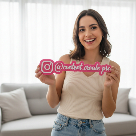 Plaquinha Instagram personalizada em acrílico para fundo de fotos em Oferta na Shopee