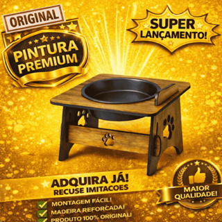 Comedouro Suporte Elevado para Ração ou Água Pet Ideal para Gatos e Cachorros Uso Residencial em Oferta na Shopee