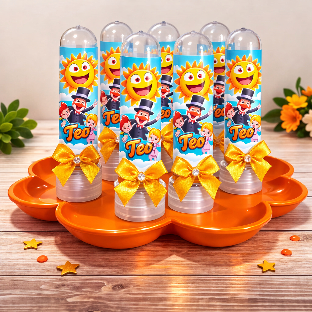 15 Bolinha de sabão Personalizado (TUBETE 13 CM) lembrancinha infantil lembrancinha para aniversário festas