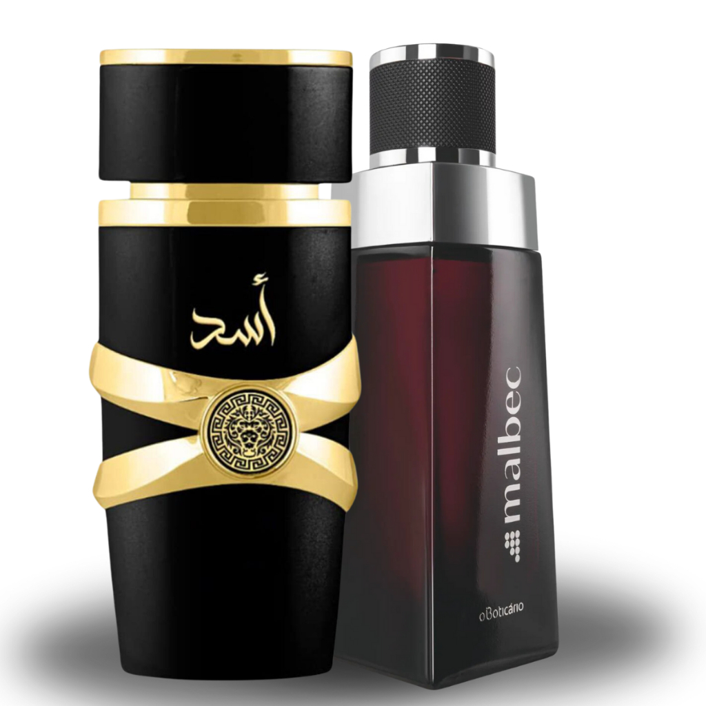 Kit de 01 Ate 03 Perfumes Masculinos Mbec + Asad Amadeirado Premium Alta Fixação inspirado Luxo