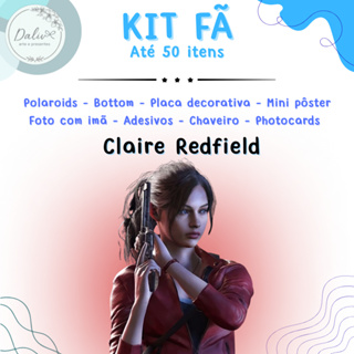 Kit Fã Claire Redfield Resident Evil - Até 50 itens fanmade em Oferta na Shopee