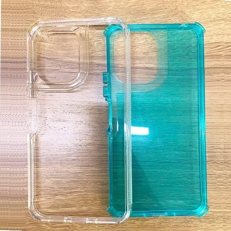 3 EM 1 Caixa Dupla Transparente Lateral Xiaomi POCO M3 Redmi 9T NOTE 9S 9 PRO 9 PRO MAX NOTE 10 10S