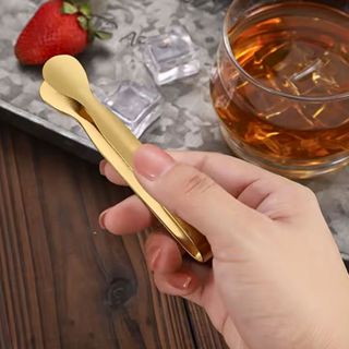 Pegador de Gelo Pinças Multifuncionais para Bar Frios Drinks Petiscos