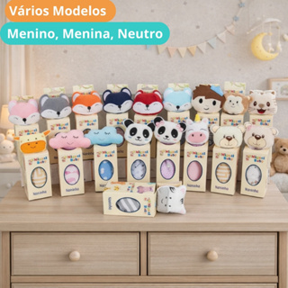 Naninha Para Bebe Menino Menina Neutro Com Prendedor de Chupeta Paninho Bichinhos em Oferta na Shopee
