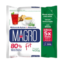 Açúcar Light Magro Fit com Stevia 400g- Lowçúcar