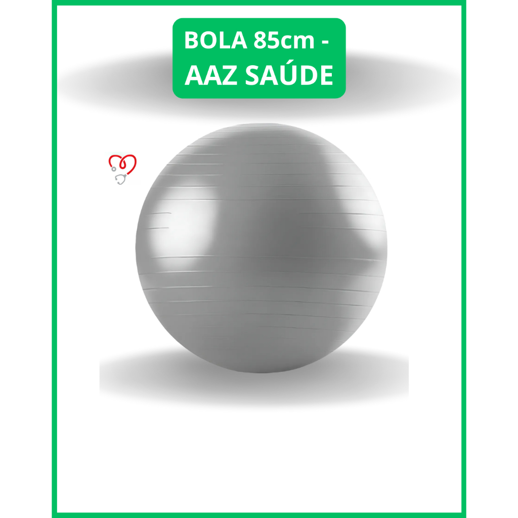 Bola Suíça para Pilates e Yoga 85cm - AAZ Saúde em Oferta na Shopee