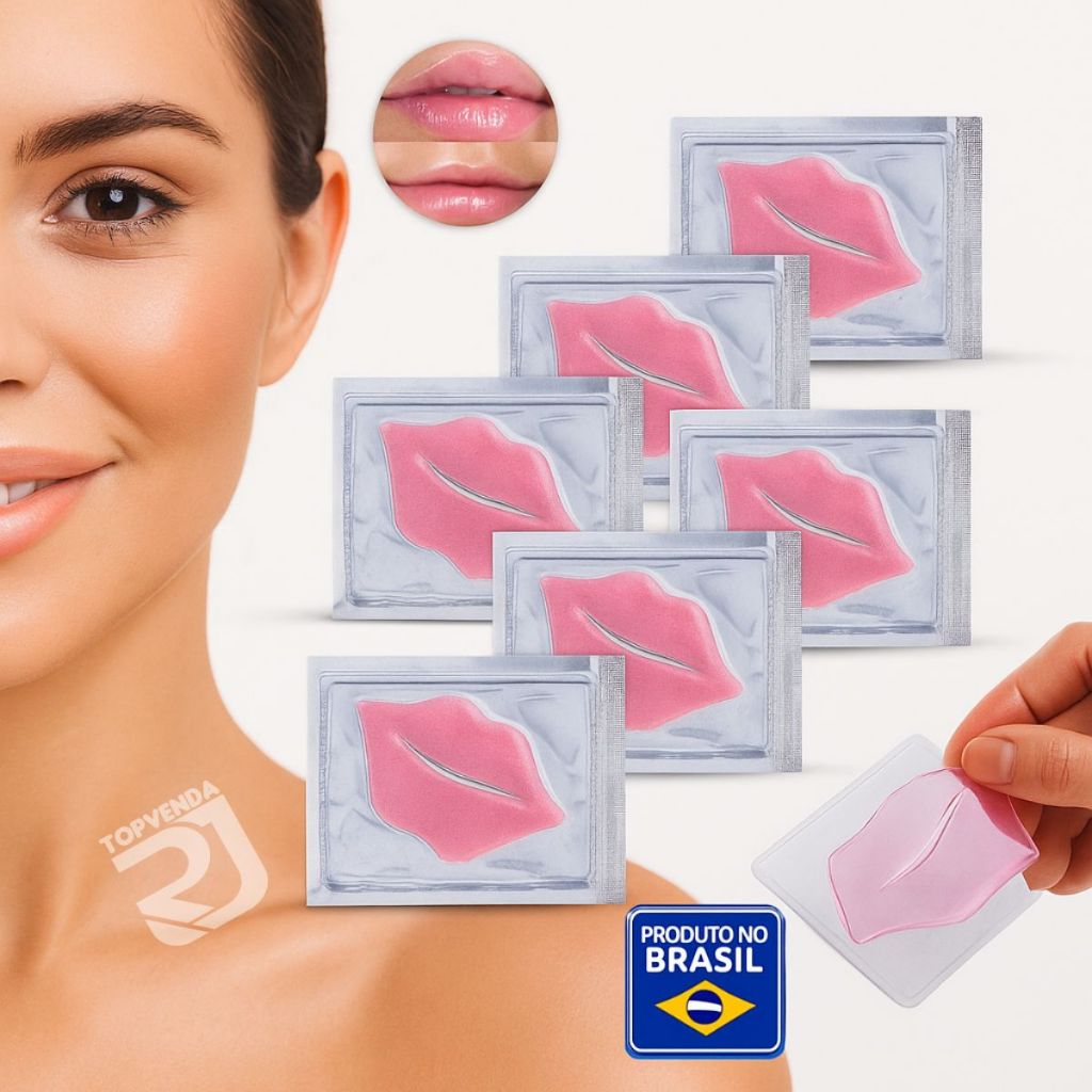 Máscaras Labial Hidratante Colágeno Boca Nutritiva 20 Und