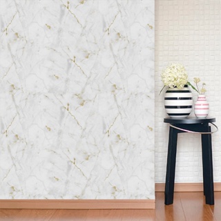 Papel de Parede Branco e Dourado Autoadesivo Lavável Realista – Renove Sua Casa Sem Obra em Oferta na Shopee