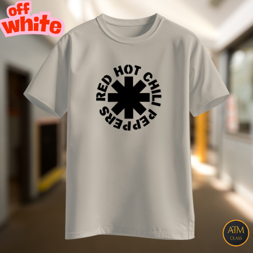Camiseta Camisa Off White Banda Red Hot Chilli Peppers Blusa Unissex 100% Algodão Envio Rapido