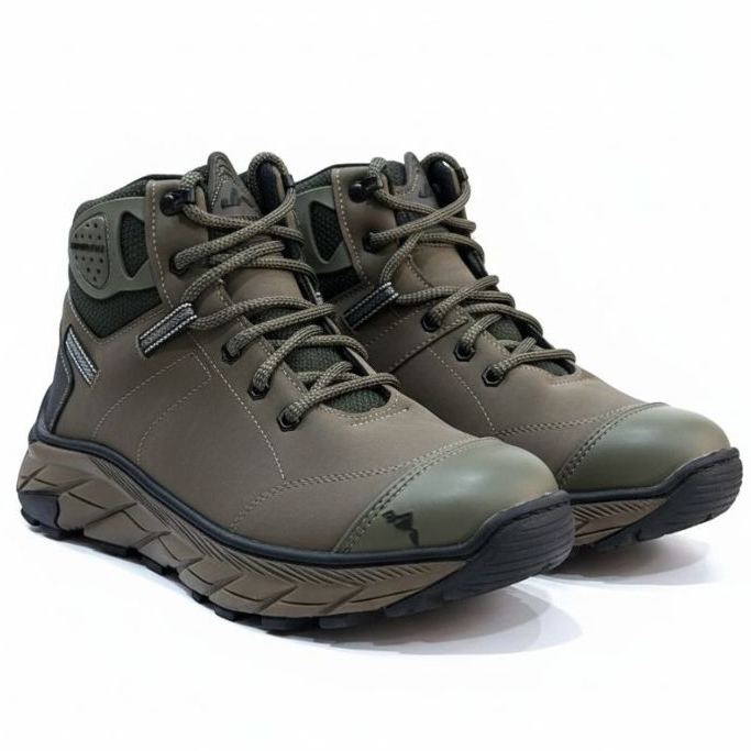 Bota Coturno Adventure Tênis Boots Trilha Costurada Masculino Trekking West Line 194 Oliva