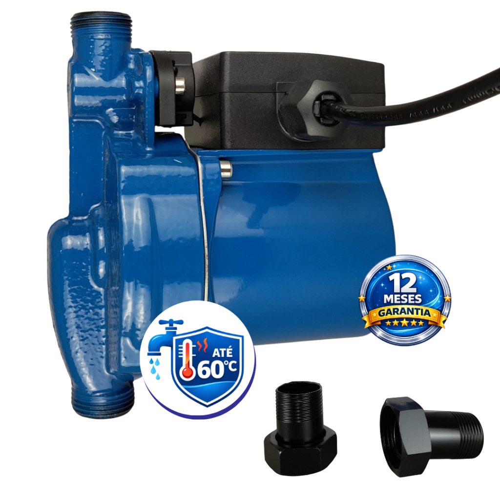 Pressurizador De Torneira Chuveiro Max.60 Graus 270w 220v Aumente pressão torneira e chuveiro