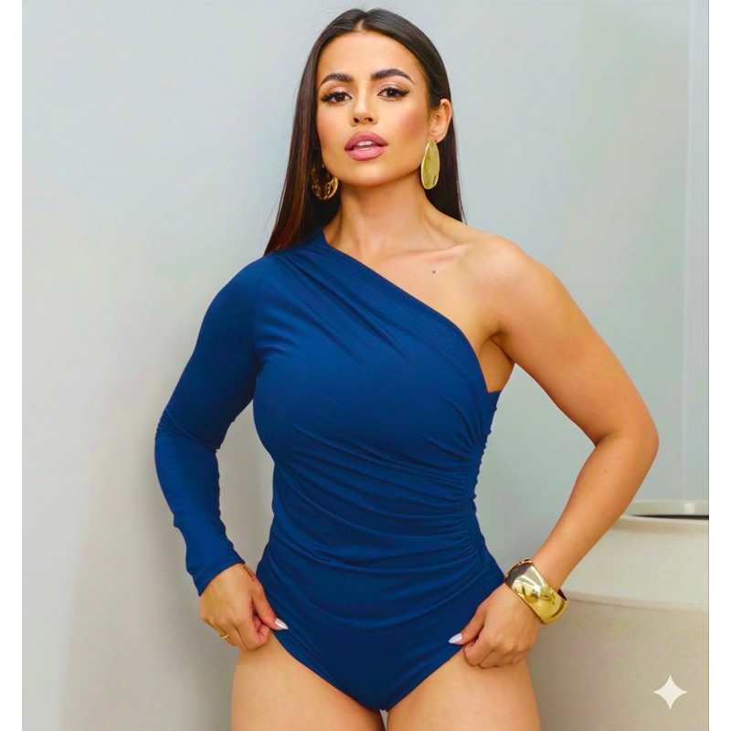 Body Feminino Mula Manca Suplex Manga Longa Nula Manga Comprida Moda Blogueira em Oferta na Shopee