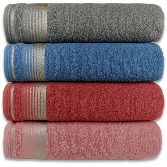 Kit 04 Toalhas de Banho Macia Grossa Banhão Algodão Gigante Luxo 100% Algodão em Oferta na Shopee