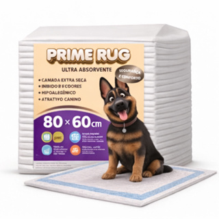 Tapete Higiênico Pet 80x60 30un Conforto Ampliado Alta Absorção - Super Qualy Prime Rug em Oferta na Shopee