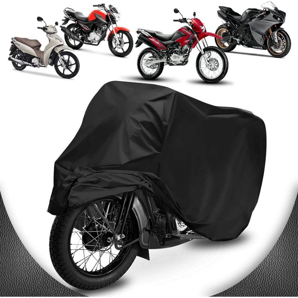 Capa Para Moto Impermeável Proteção Contra Sol e Chuva Anti-Uv Não Risca