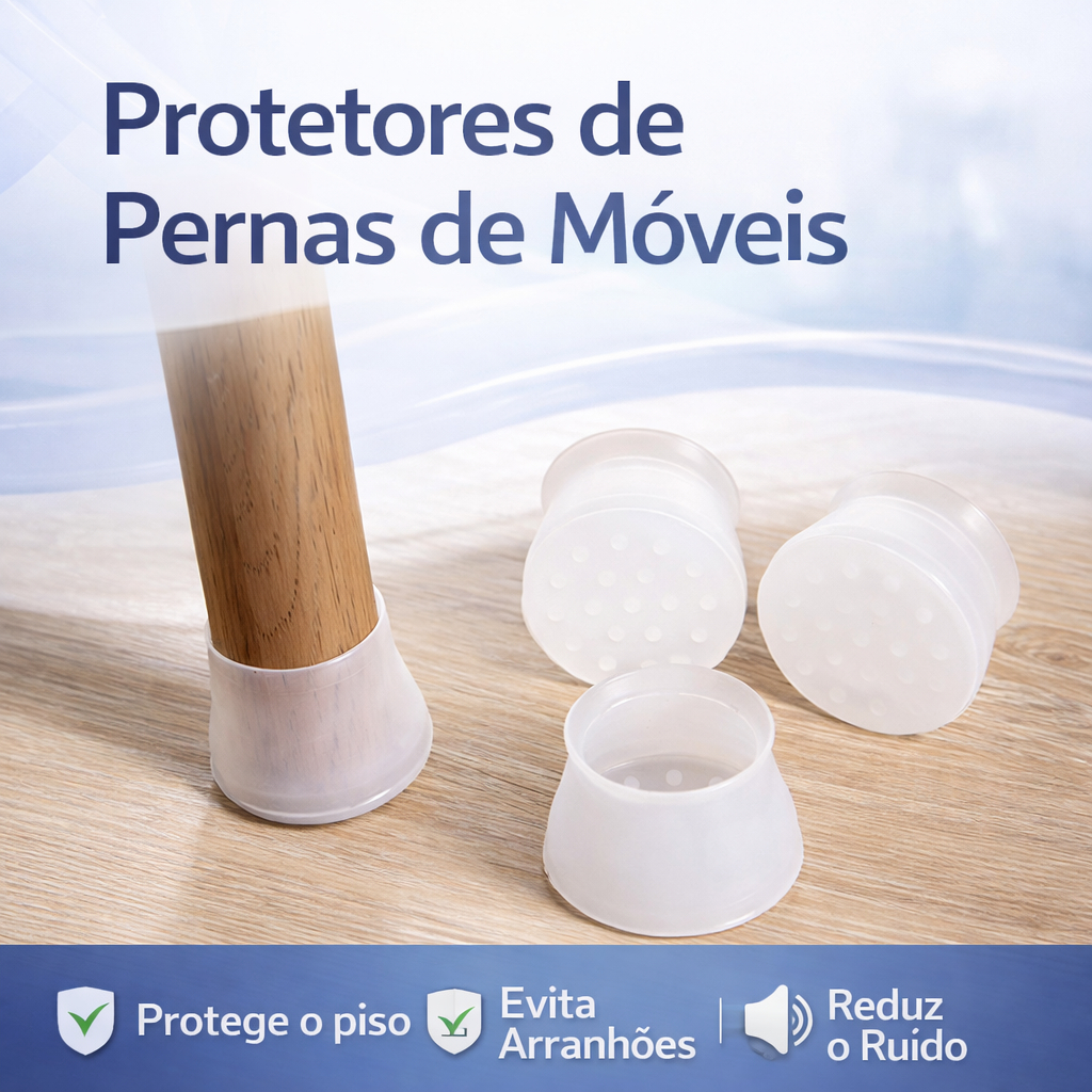 4 a 20 Protetor Para Moveis Pezinho Mesa Cadeira Silicone em Oferta na Shopee