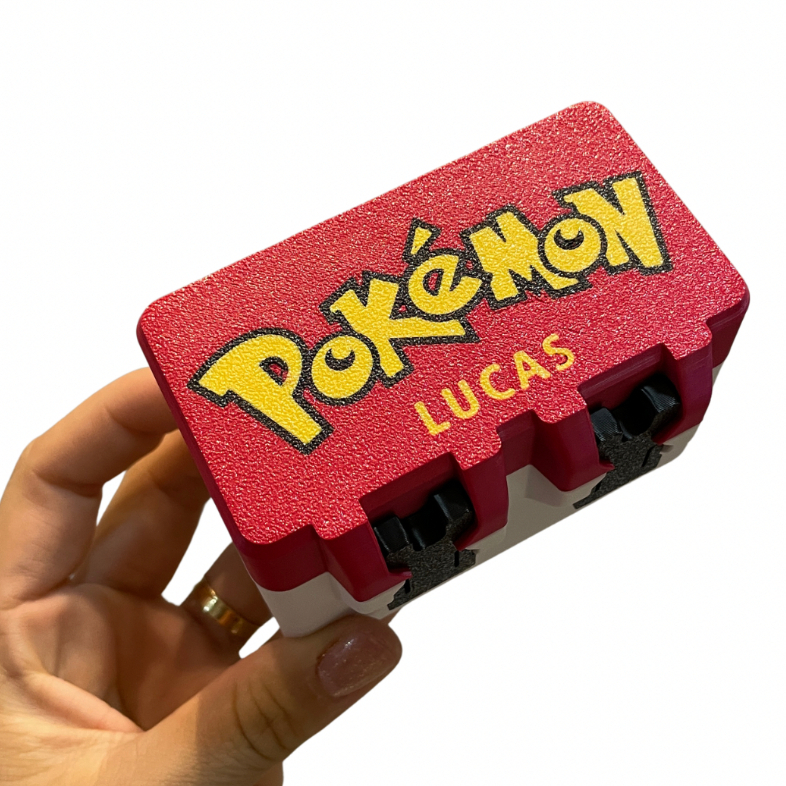 Caixa Organizadora para Cartas de Pokémon - Opção com Nome Personalizado
