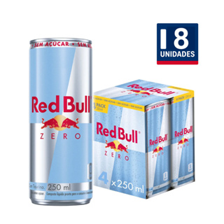 Energético Red Bull Sem Açúcar Lata 250ml - 8 Unid. em Oferta na Shopee