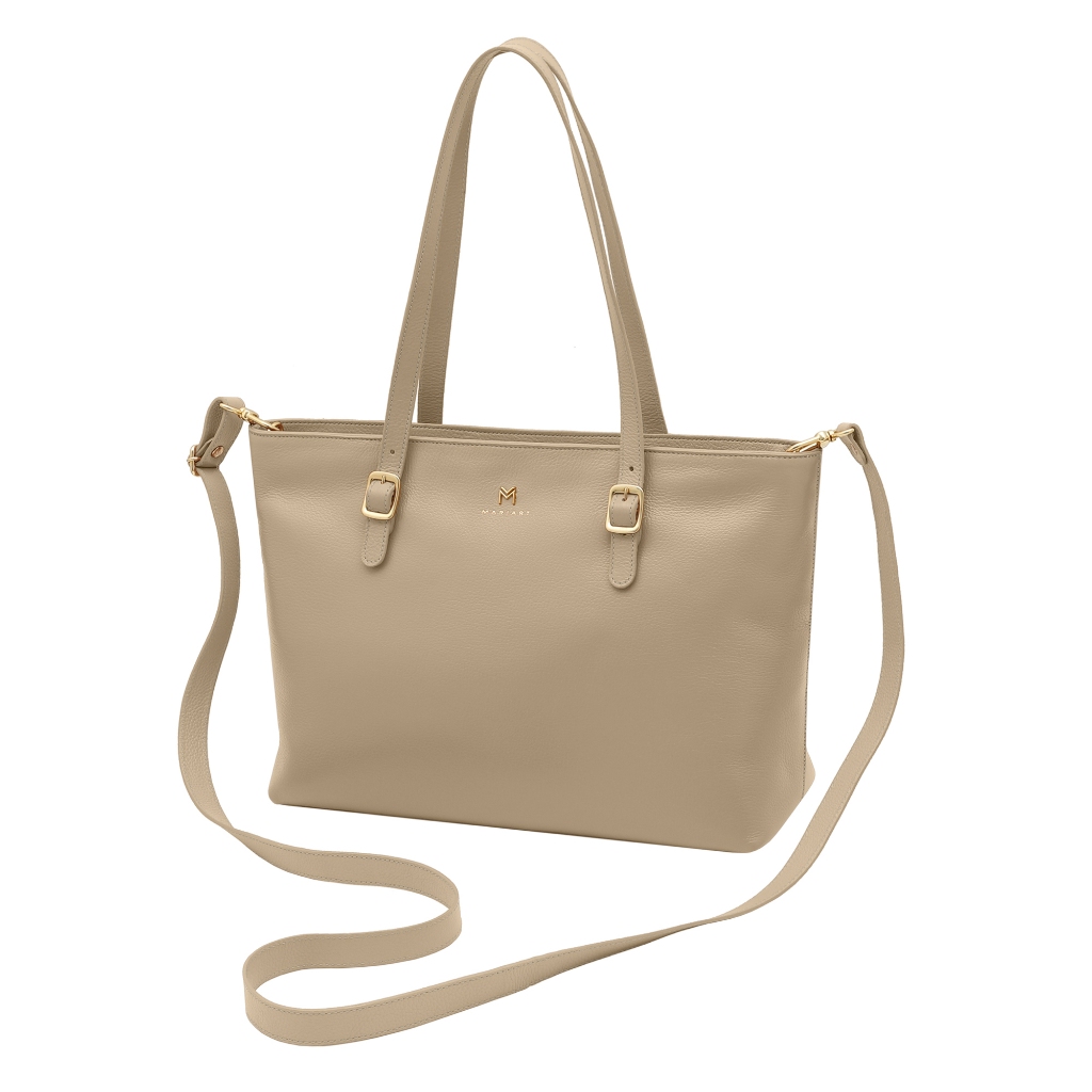 Bolsa Feminina Transversal de Couro Bovino Legítimo Mariart Cedro