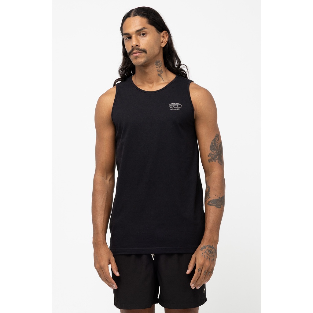 Imagem Regata Básica Masculina Verão Rota do Mar 100% Algodão Confortável Macia Promoção Premium