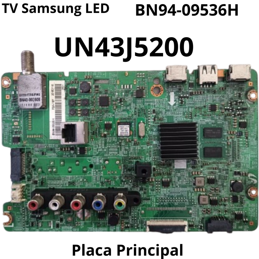 3021 Placa Principal para tv Samsung LED Modelo: UN43J5200