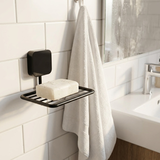 Saboneteira Suporte Para Sabonete Sem Furos Resistente a Ferrugem em Oferta na Shopee