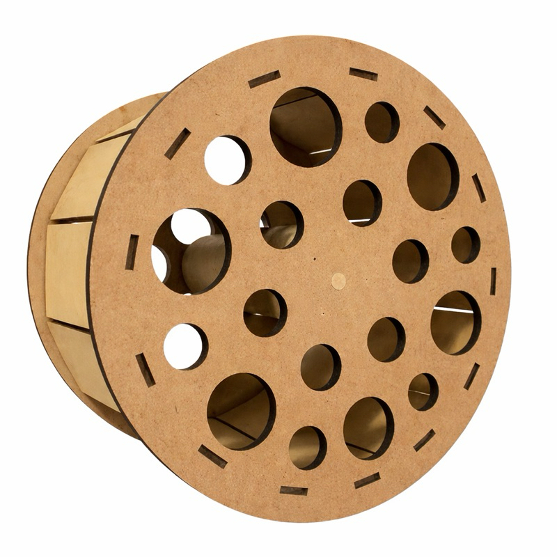 Carretilha Pipa 9 pol  ( 22 cm ) Com Rolamento Duplo