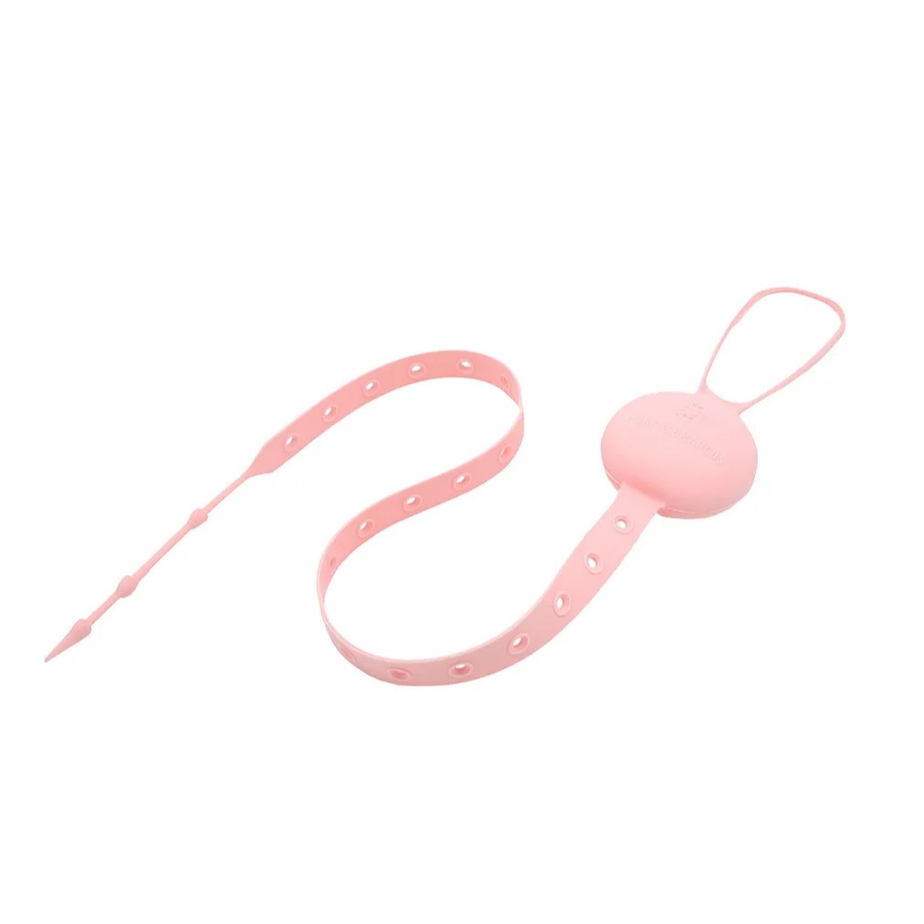 Prendedor Multiuso Silicone Porquinha Pokey rosa Marcus & Marcus prende Chupeta Talher Garrafa