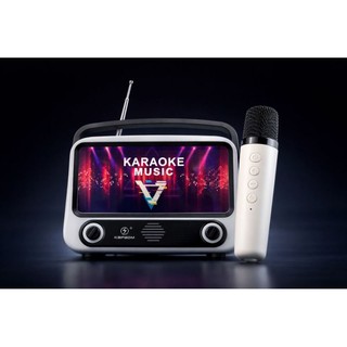 Caixa De Som Bluetooth Karaokê Com Suporte de TV E Microfone Sem Fio Rádio KA-TV300s