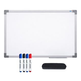 Lousa Quadro Branco 90x60cm com Apagador + 4 Canetas Para Trabalho, Escolas, Empresas em Oferta na Shopee