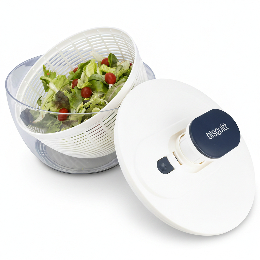 Secador de Salada Verduras Centrífuga Automática Biscuitt Twister 6L