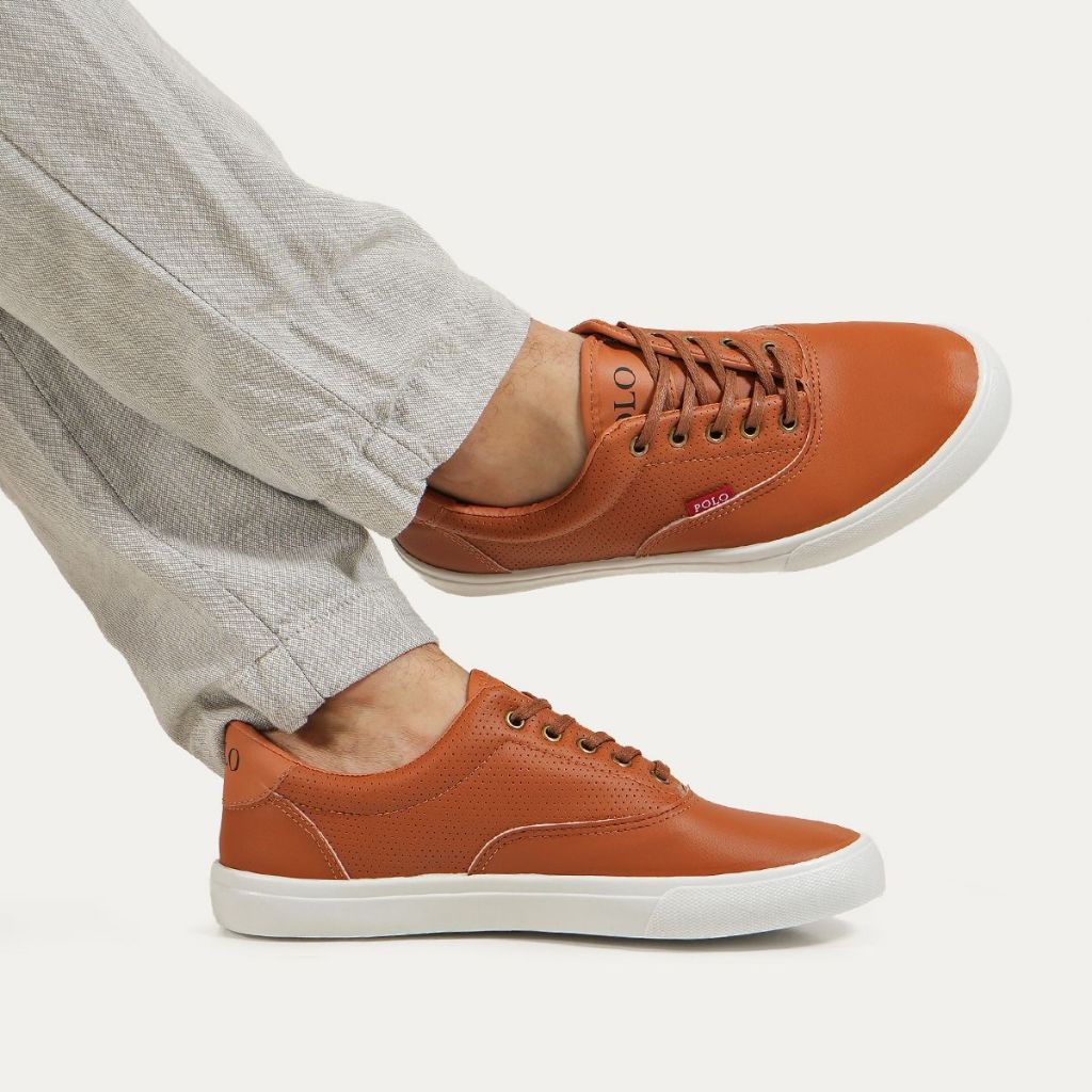Tenis Masculino Sapatenis  Slip On Iate Calce Fácil Elástico Marrom Café