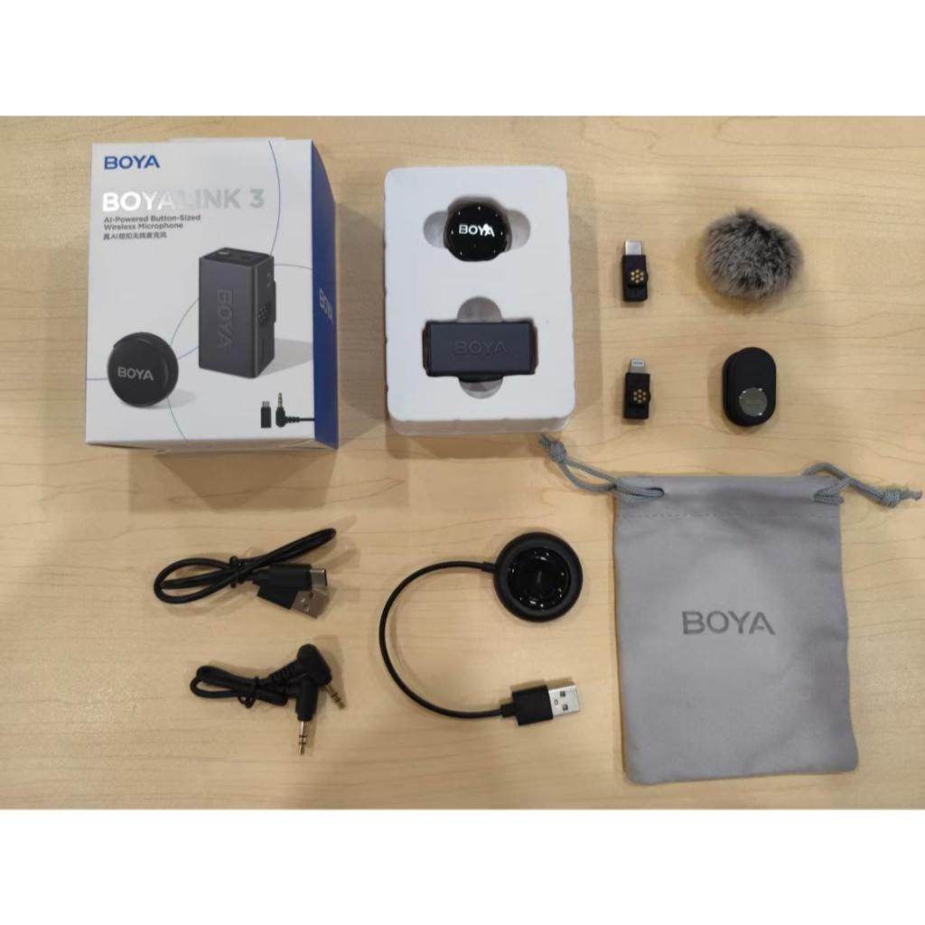 Boya Boalink3-04 Microfone De Lapela Profissional Preto