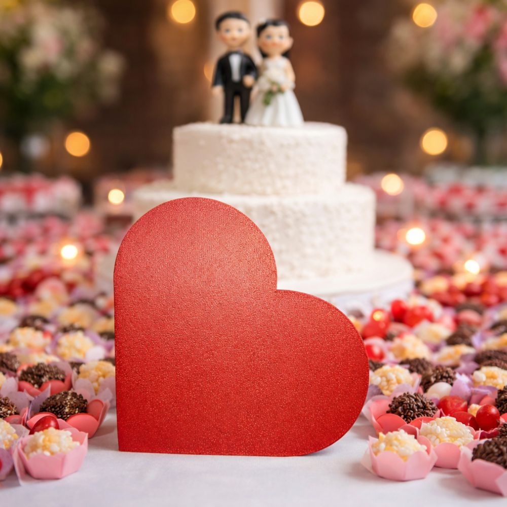 Coração Decoração Para Mesa de Bolo Decoração Para Festa Casamento e 15 Anos Enfeite Sala Quarto Escritório Decoração