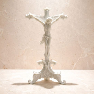 Jesus Cruz Mesa Decoração Enfeite Crisma Batismo Resina Católico Cristão Devoção Quaresma Proteção em Oferta na Shopee