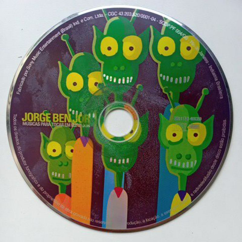 Cd Jorge Benjor Músicas para Tocar em Elevador