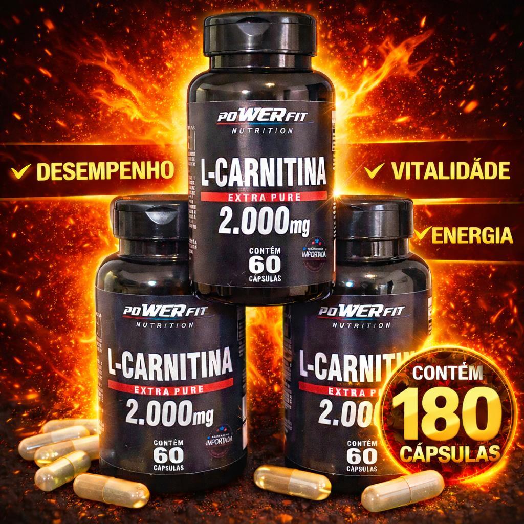 L-CARNITINA 2.000MG EXTRA PURE IMPORTADA