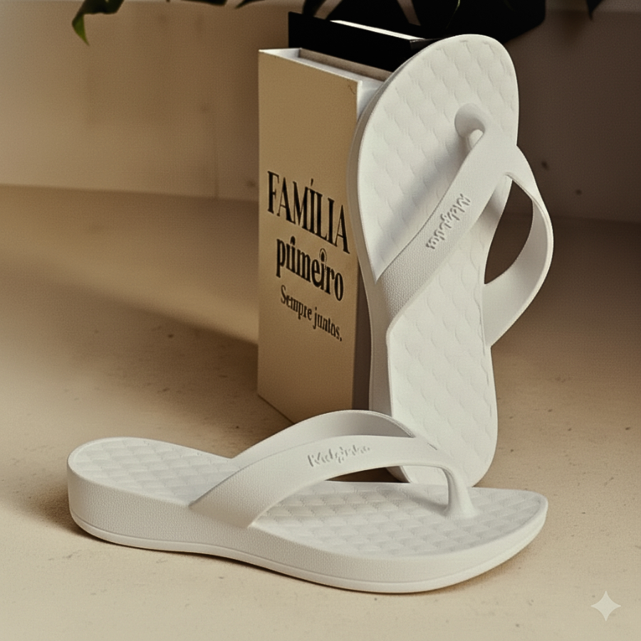 Chinelo Nuvem Feminino Ortopédico Massageador Conforto Extra
