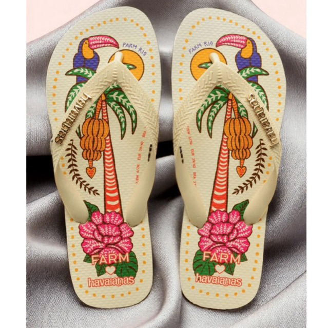 Chinelo Feminino Casual Estampado Confortável Solado Antiderrapante Moda Tropical