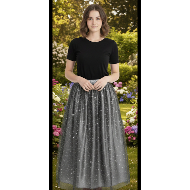 SAIA LUXO 3M COM TULE- Cigana/Pomba Gira- roupa umbanda-sem blusa---UMBANDA--ENVIAMOS O MAIS RÁPIDO POSSÍVEL---