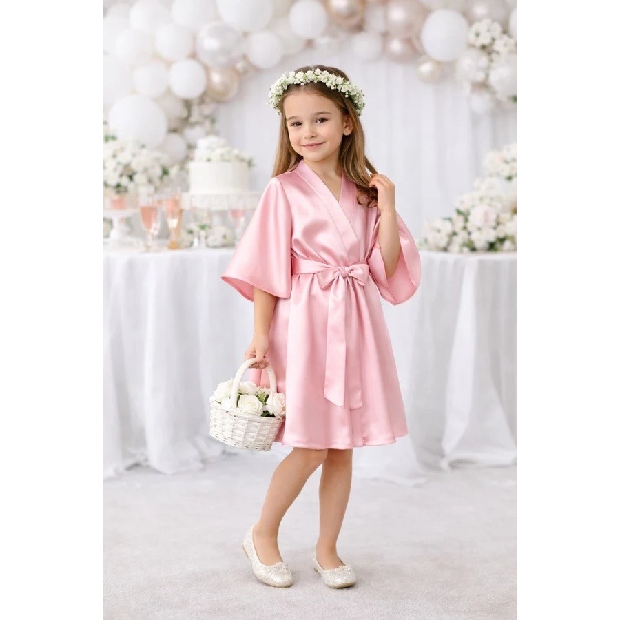 Hobby Infantil Cetim Daminha Rosa